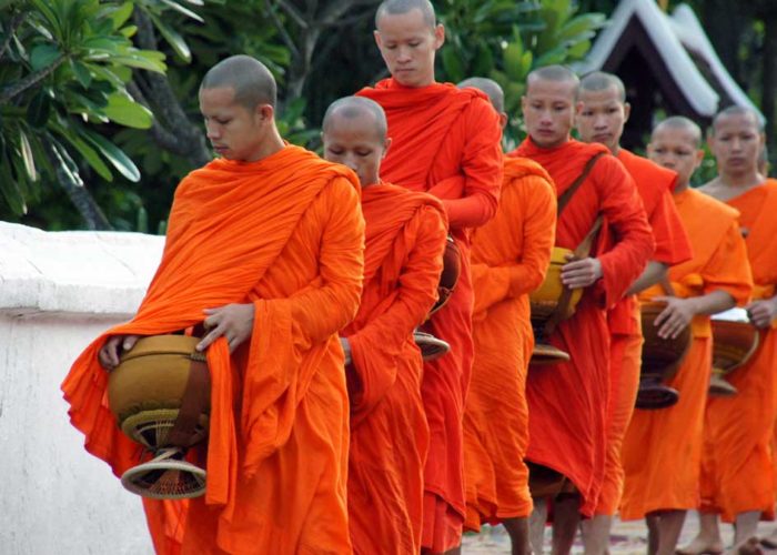 Alms Giving Ceremony