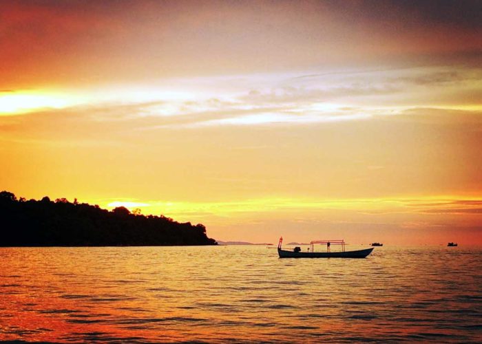 Sunset in Phnom Penh